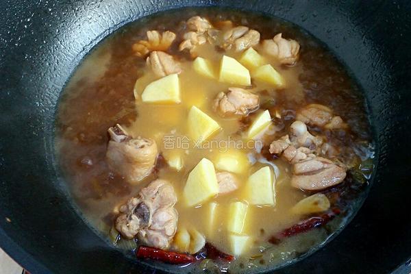 土豆炖鸡块的做法图解6