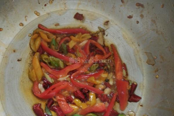 豆芽炒粉的做法图解2
