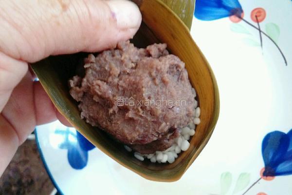 传统红豆沙粽子的做法图解7