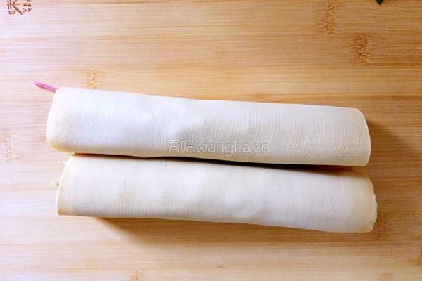 豆皮蔬菜卷的做法图解5