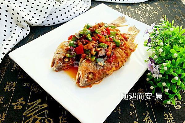 家常干烧黄花鱼的做法图解19