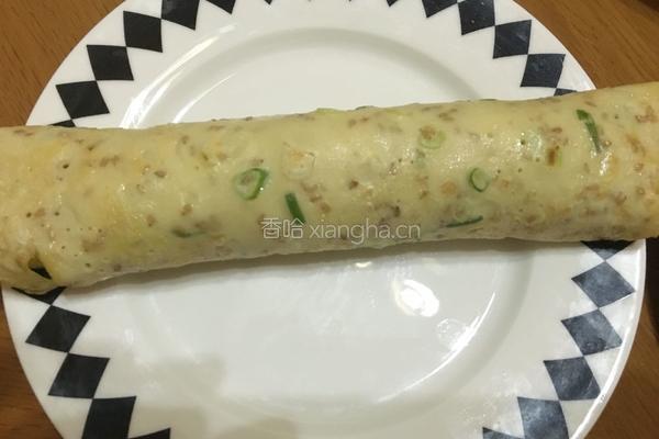 香葱蛋饼卷孜然土豆丝的做法图解11
