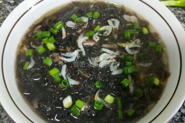 紫菜虾米汤的做法图解8