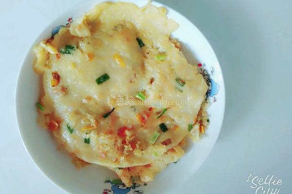 香葱鸡蛋面饼的做法图解3