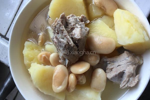 土豆芸豆炖排骨的做法图解8