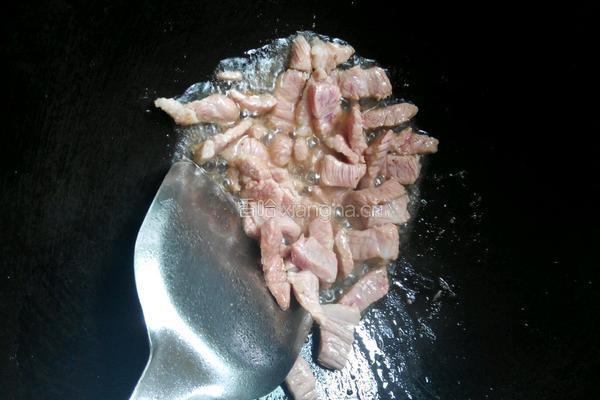 大白菜炒肉的做法图解4
