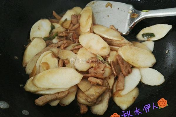 山药炒肉的做法图解6