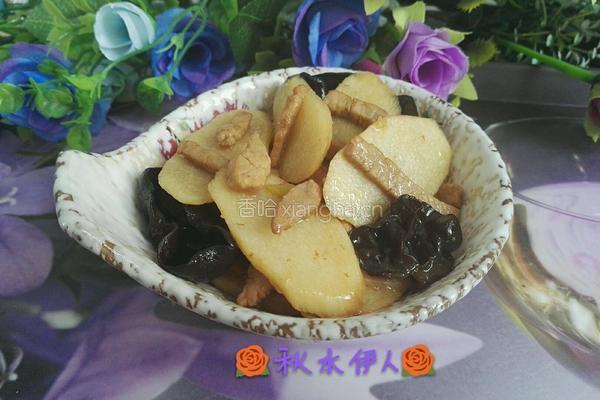 山药炒肉的做法图解10