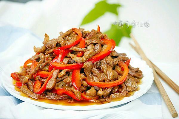 红椒炒肉(甜椒肉丝)的做法图解10