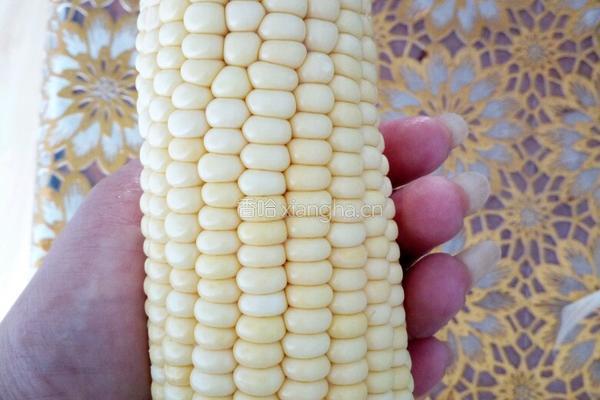 鲜玉米叶饼的做法图解2