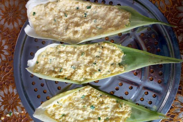 鲜玉米叶饼的做法图解8