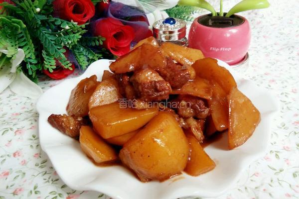 土豆炖五花肉的做法图解10
