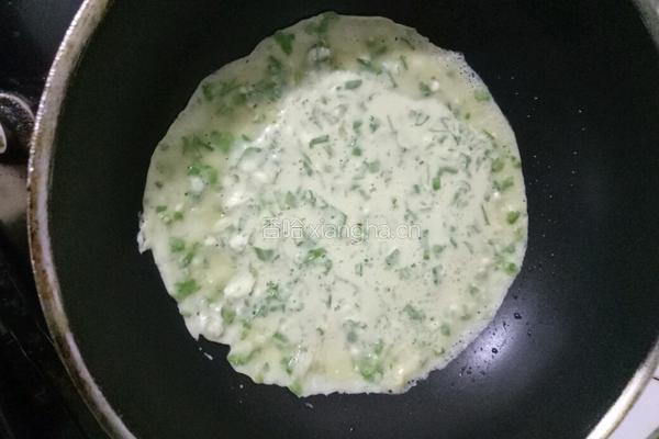 鸡蛋摊饼的做法图解4