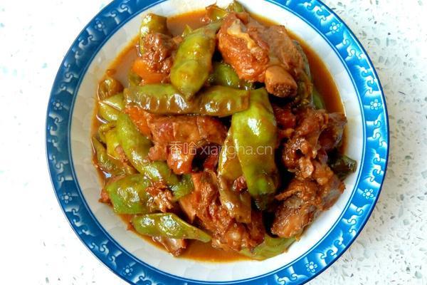 豆角烧排骨的做法图解11