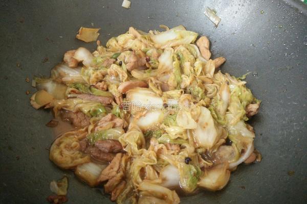 大白菜烧肉的做法图解9