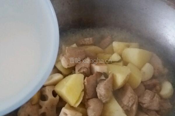 土豆白烧肉的做法图解8
