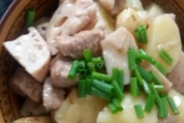 土豆白烧肉的做法图解9