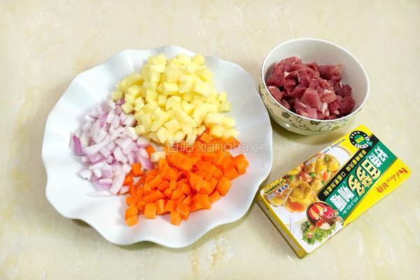 猪肉土豆咖喱的做法图解1
