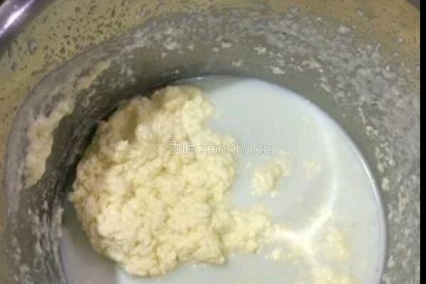 油水分离的淡奶油做的饼干的做法图解1