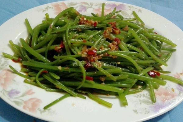 凉拌红薯叶茎的做法图解6