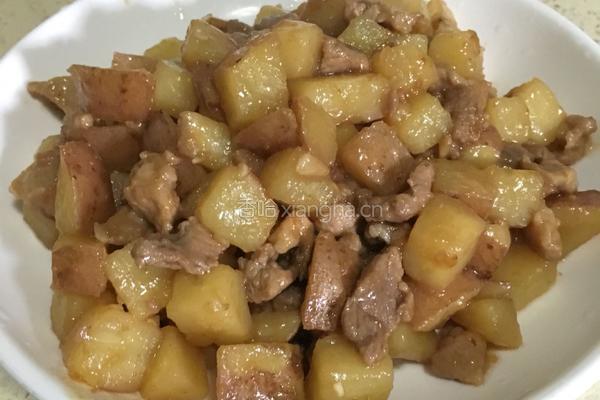 土豆焖肉的做法图解12