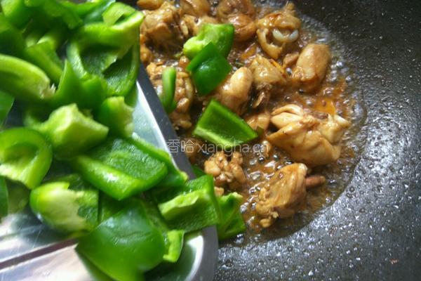 青椒炒鸡腿的做法图解9