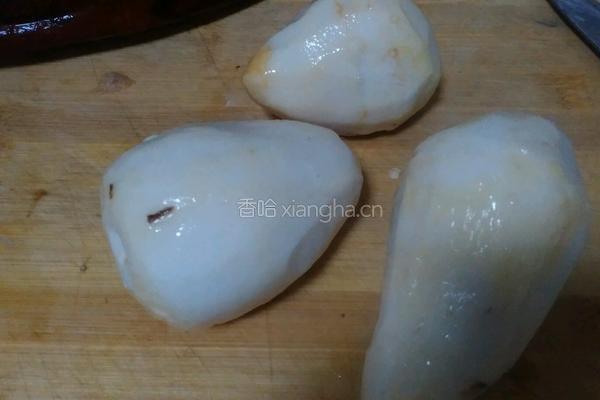 腊肉炒老芋头的做法图解3