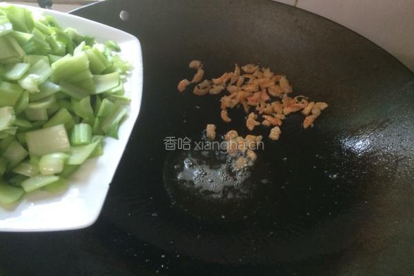 虾米油菜的做法图解6