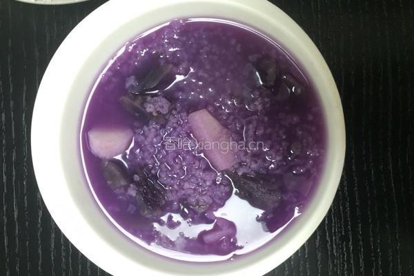 山药紫薯粥的做法图解4