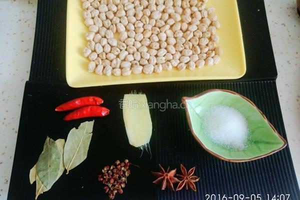 五香鹰嘴豆的做法图解1