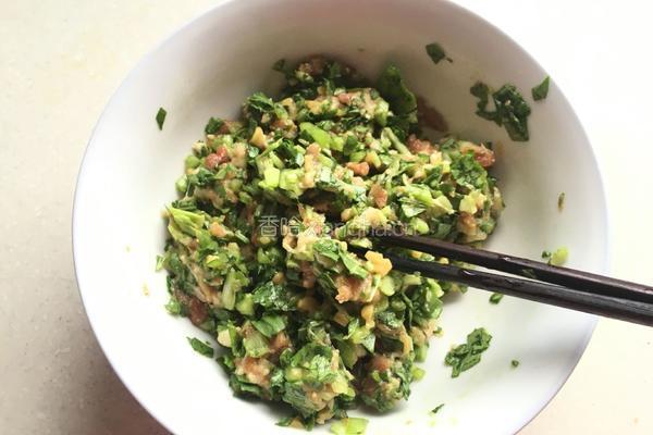菜肉大馄饨的做法图解4