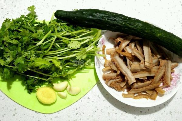 红油拌牛肚的做法图解1