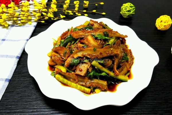 红油拌牛肚的做法图解8