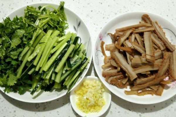 红油拌牛肚的做法图解2