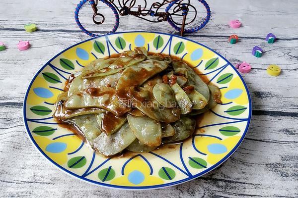 京酱焖白扁豆的做法图解5