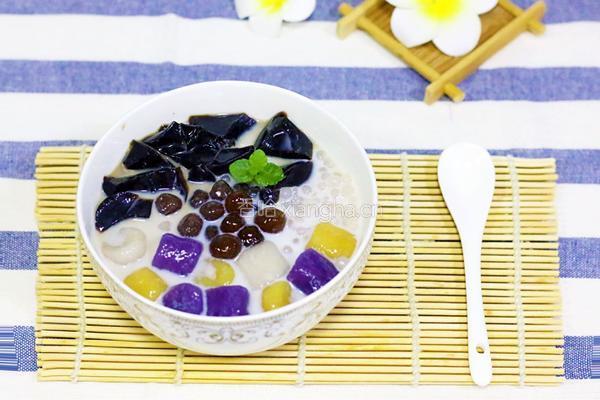 芋圆烧仙草的做法图解20