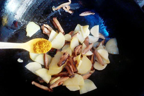 香菇土豆片的做法图解6