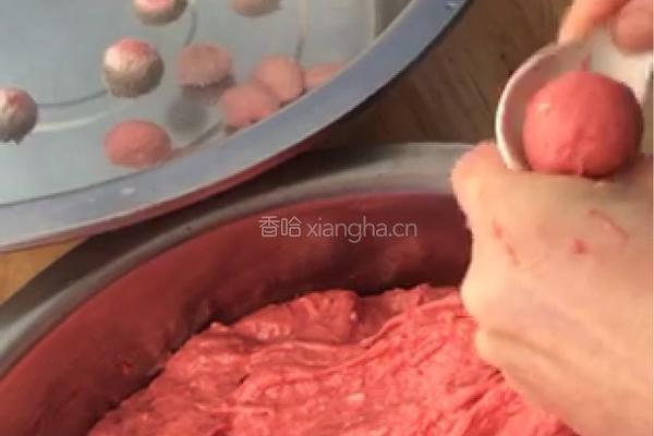牛肉丸潮汕最正宗传统手锤牛肉丸的做法图解3