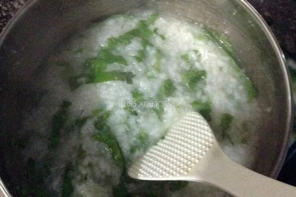 菜粥的做法图解5