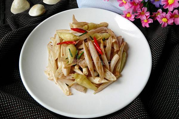 泡椒炒藕带的做法图解8