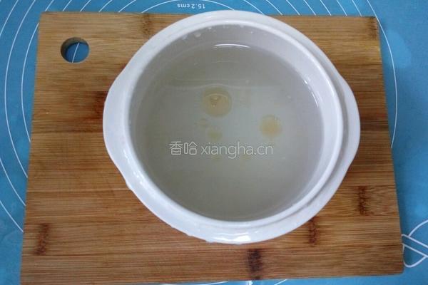 虾肉粥的做法图解2