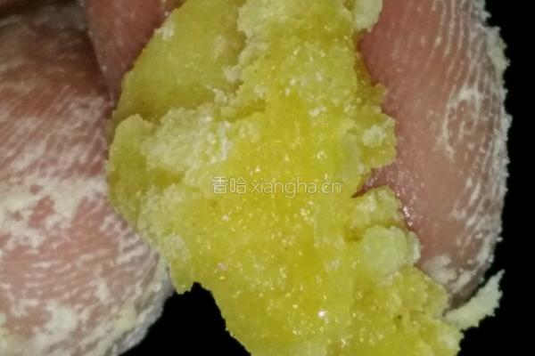 黄米面豆沙糕的做法图解3