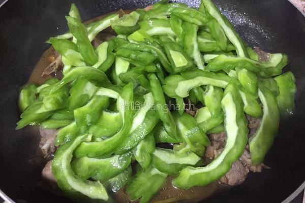 苦瓜焖鸭的做法图解5