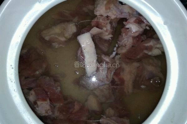 青萝卜炖羊肉的做法图解3