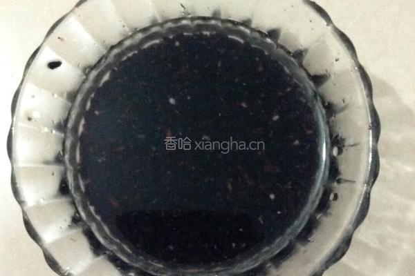 黑糯米糖水的做法图解2