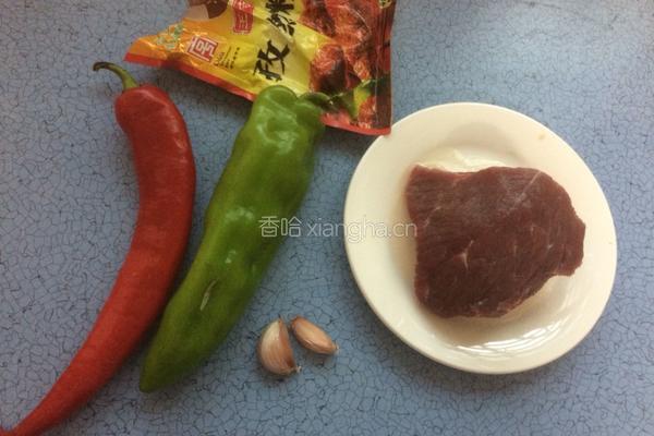 孜然炒牛肉的做法图解1