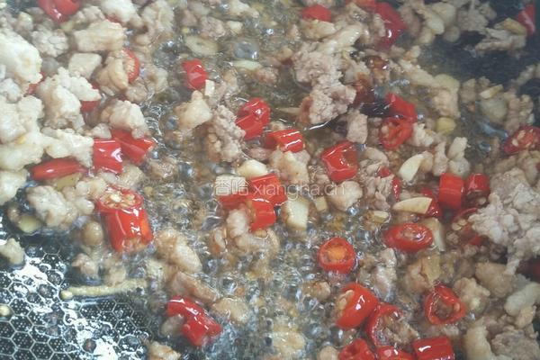 肉末豇豆的做法图解9
