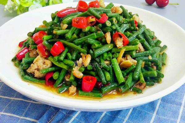 肉末豇豆的做法图解11