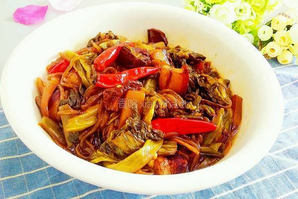 酸菜炖粉条的做法图解14