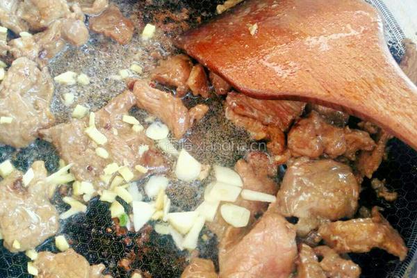 炒嫩牛肉的做法图解10